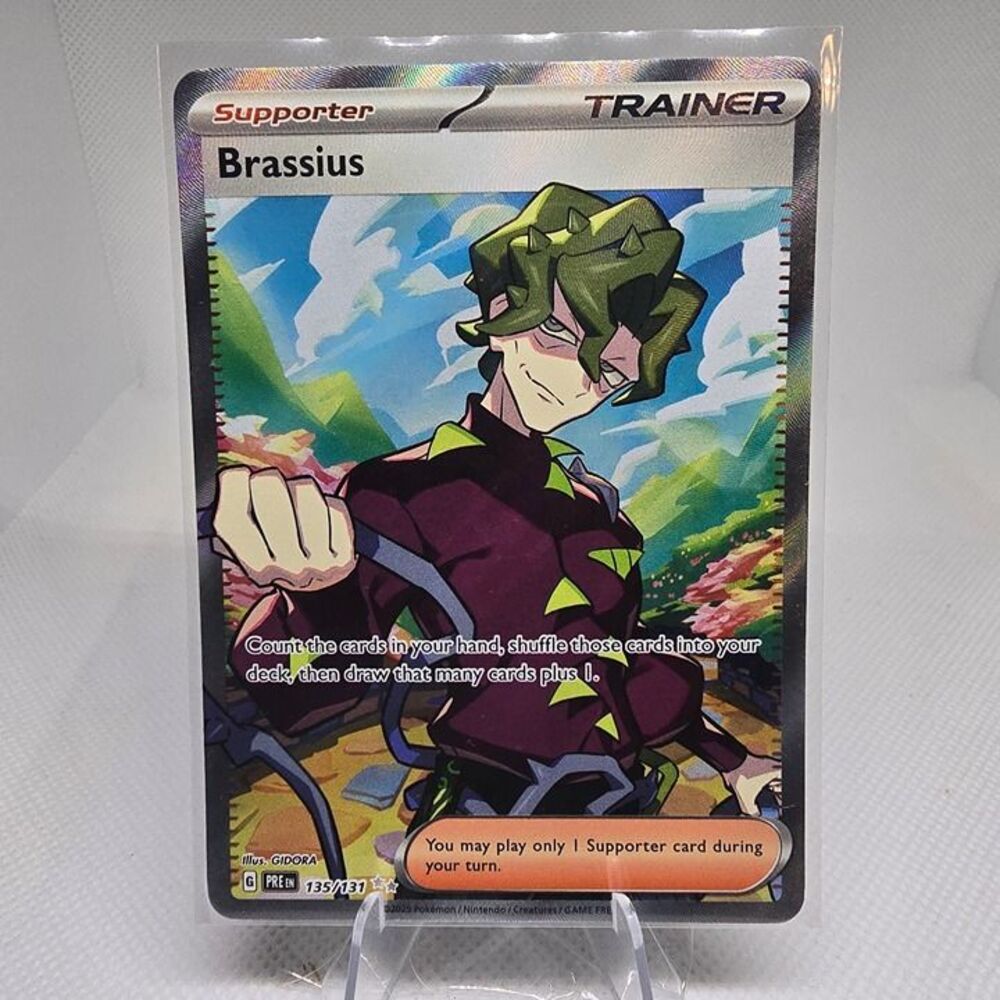 Brassius 135 pokemon prismatic evolutions